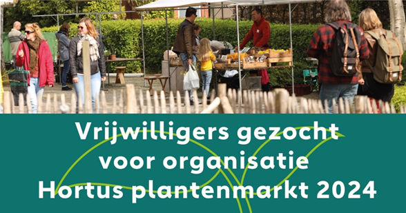 vrijwilliger plantenmarkt 2024
